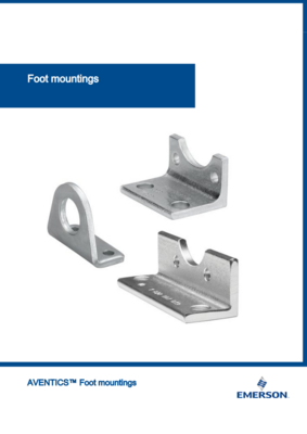 AVENTICS CM1 FOOT MOUNTINGS CATALOG CM1 SERIES: FOOT MOUNTING MS1